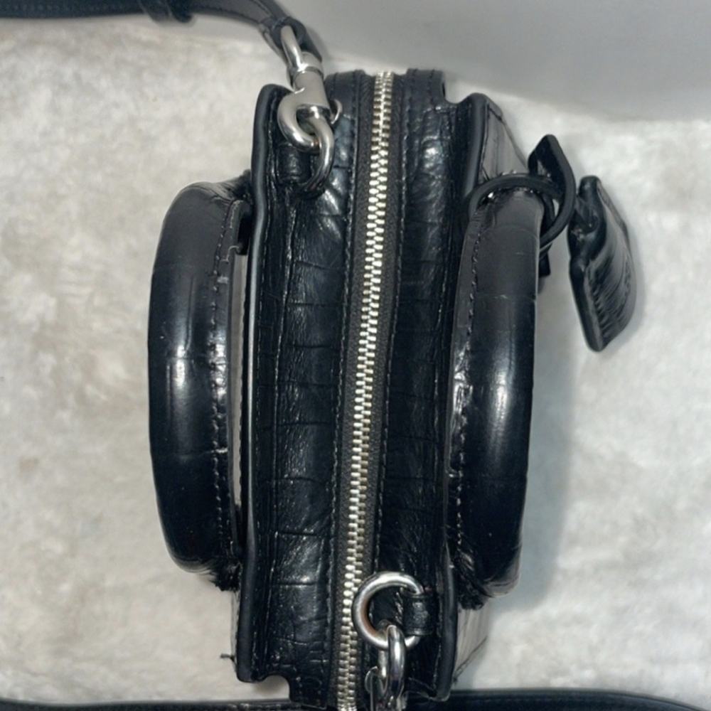 COACH Andrea Croc Embossed Mini Carryall Bag **EUC** - Picture 10 of 10